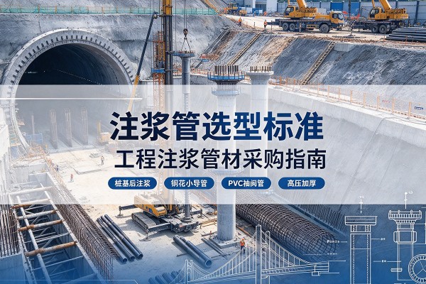 兰溪注浆管选型标准