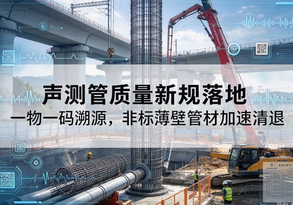 兰溪声测管质量新规落地，一物一码溯源，非标薄壁管材加速清退